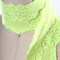 2 Yards Neon Green 2.5 Inch Wide Stretch Floral Elastic Lace Trim